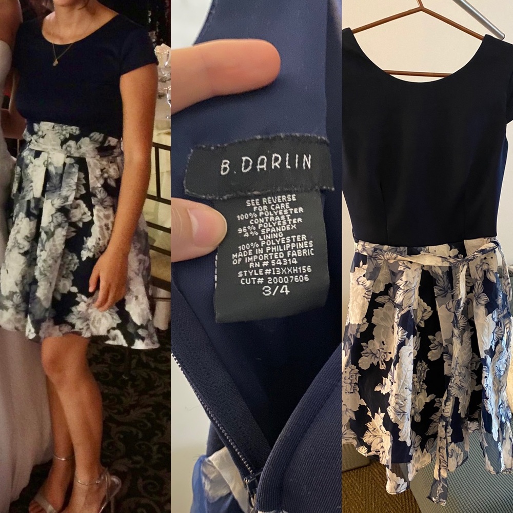 Short Floral Dress